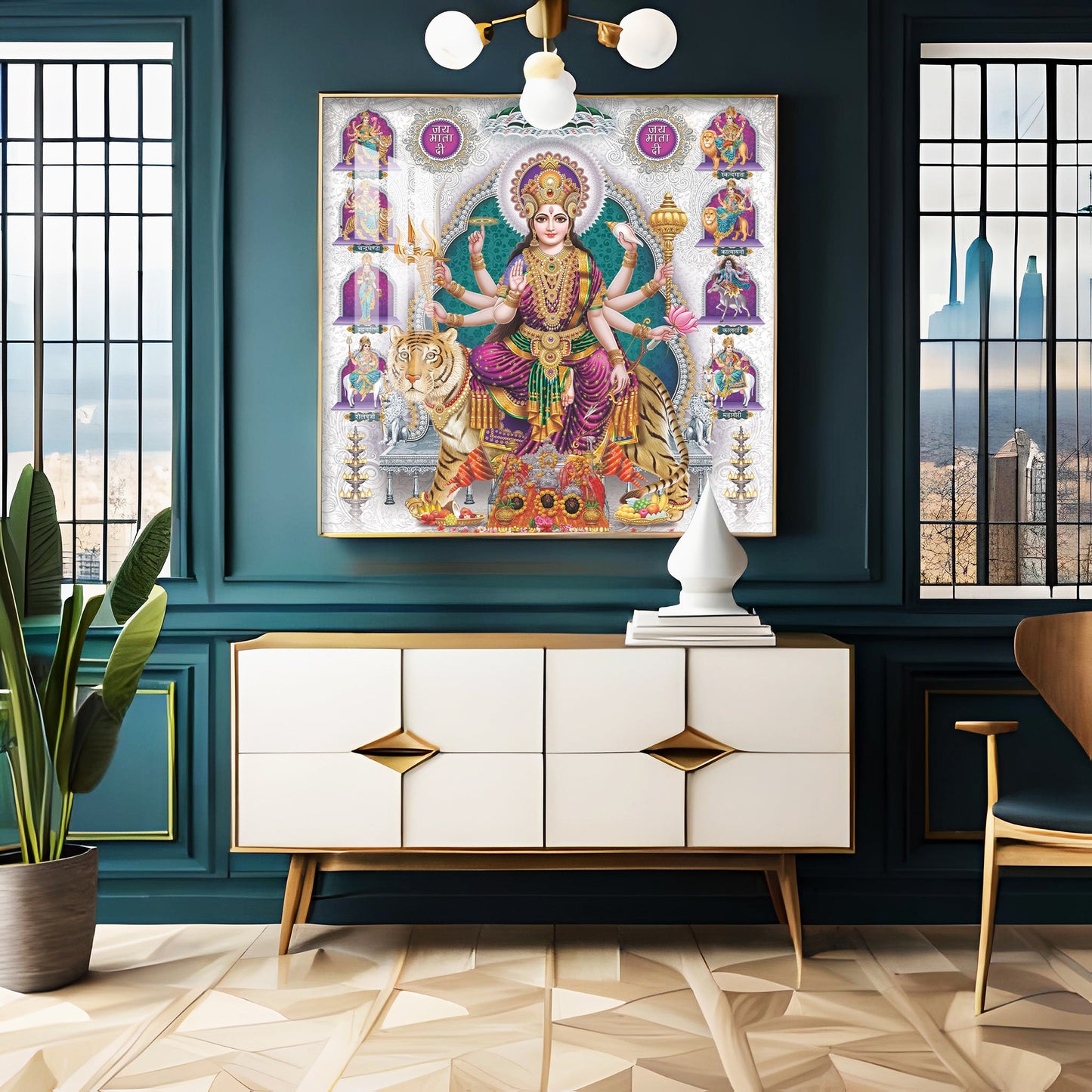 Spiritual Essence Premium Acrylic Square Wall Art