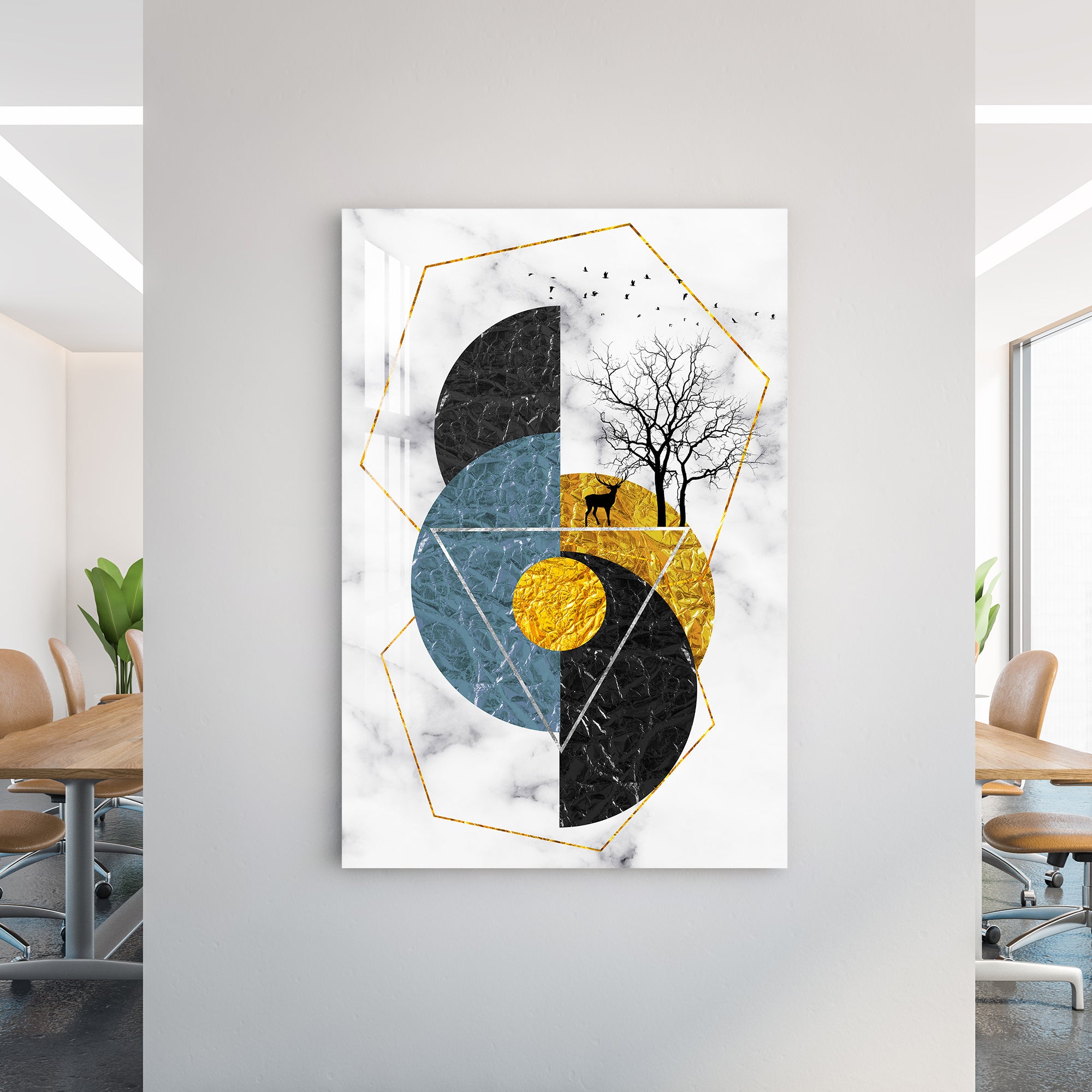 Scandinavian Geometric Acrylic Wall Art