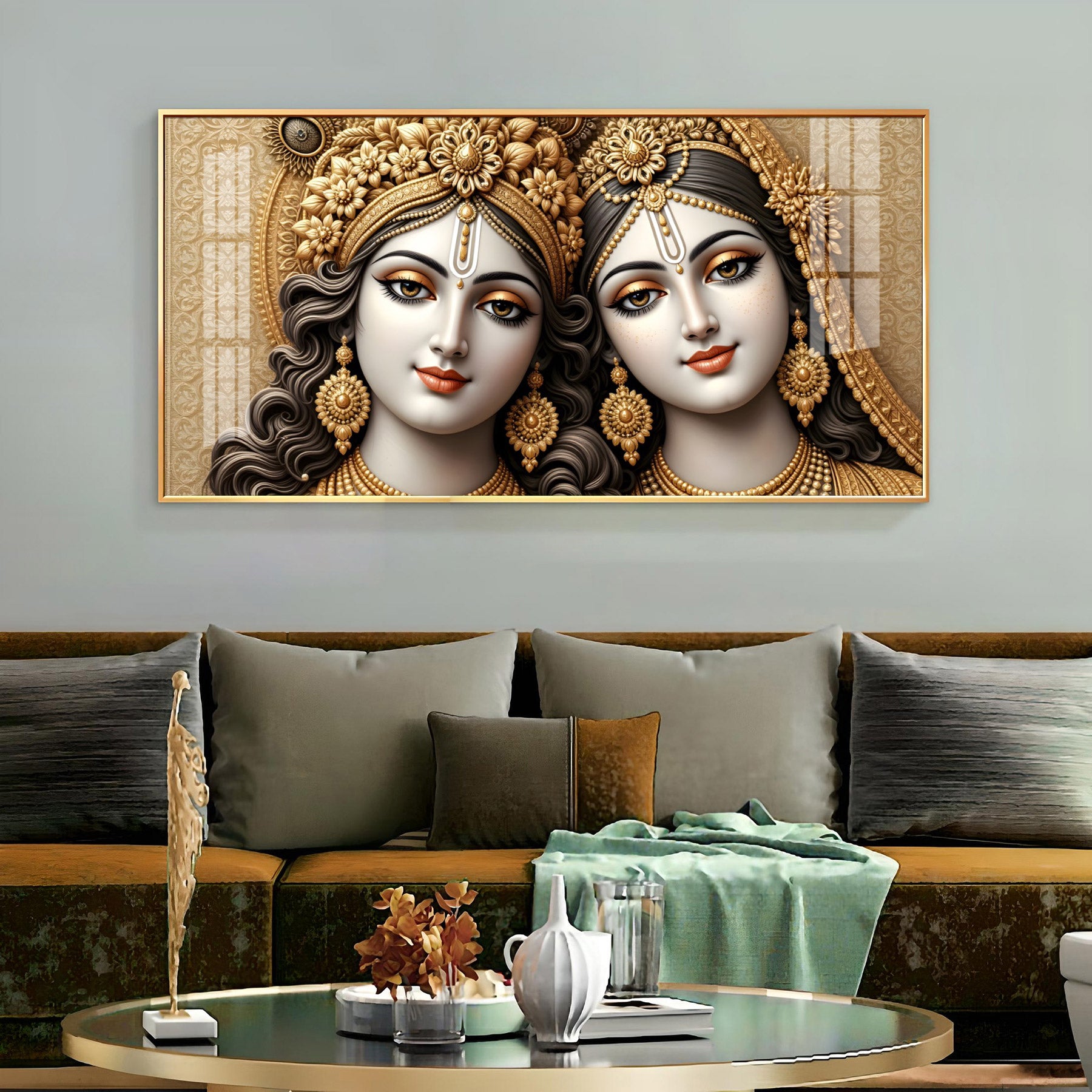 Krishna Priya Premium Acrylic Horizontal Wall Art