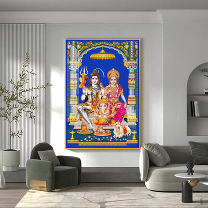 Divine Harmony Premium Acrylic Vertical Wall Art