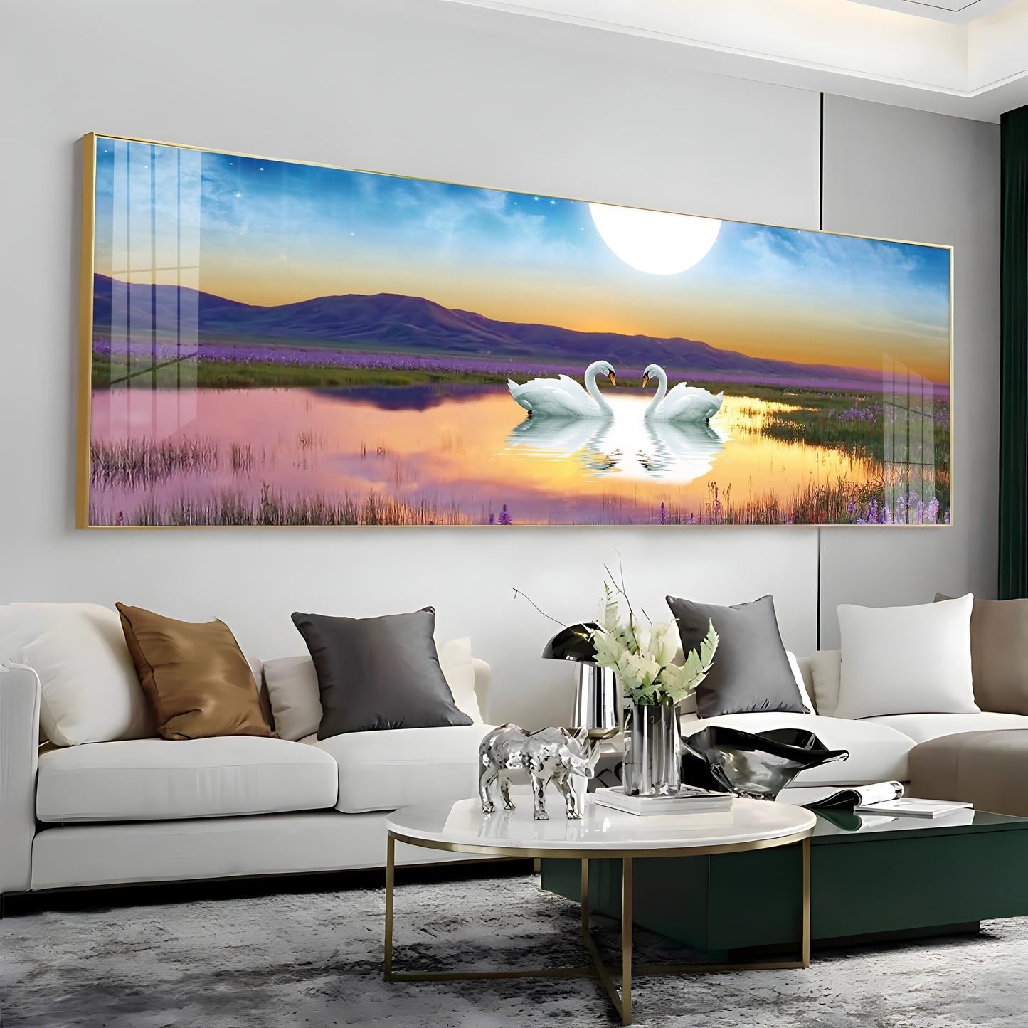 The First Meet Premium Acrylic Horizontal Wall Art