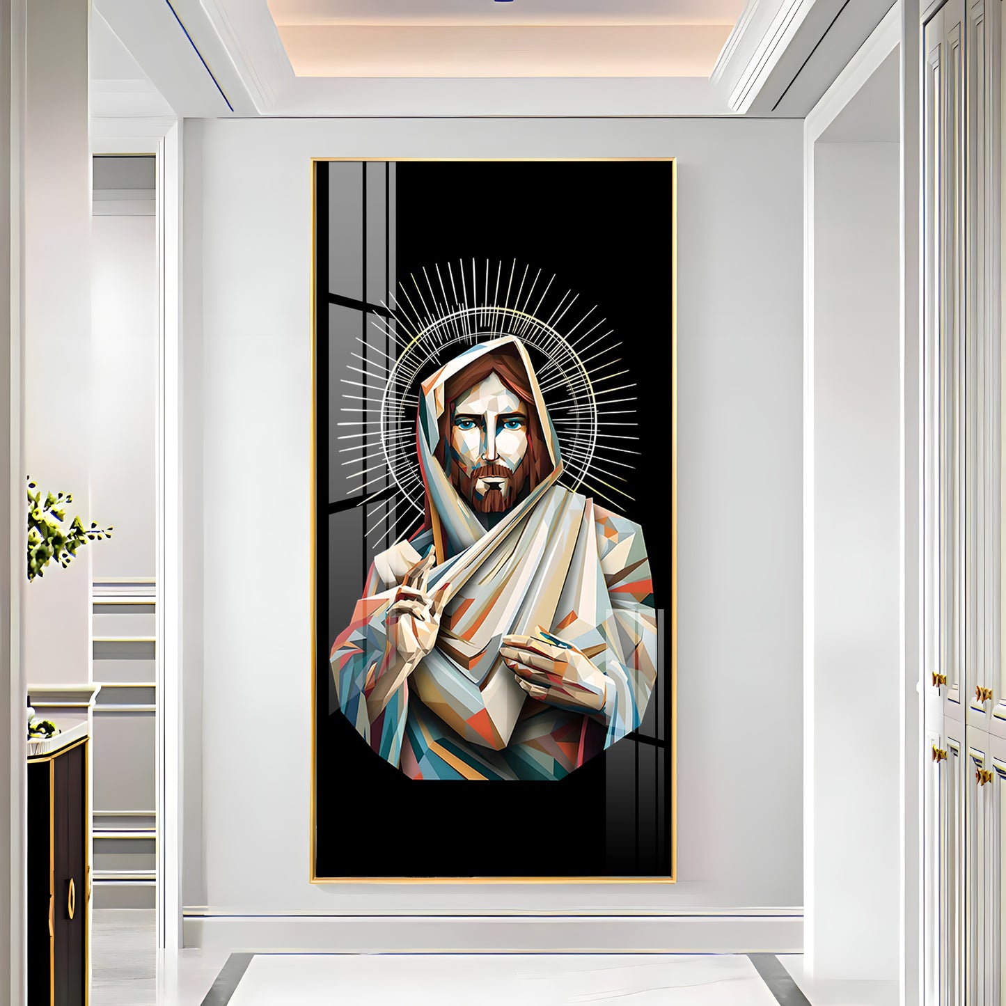 Jesus Premium Acrylic Vertical Wall Art