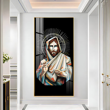 Jesus Premium Acrylic Vertical Wall Art