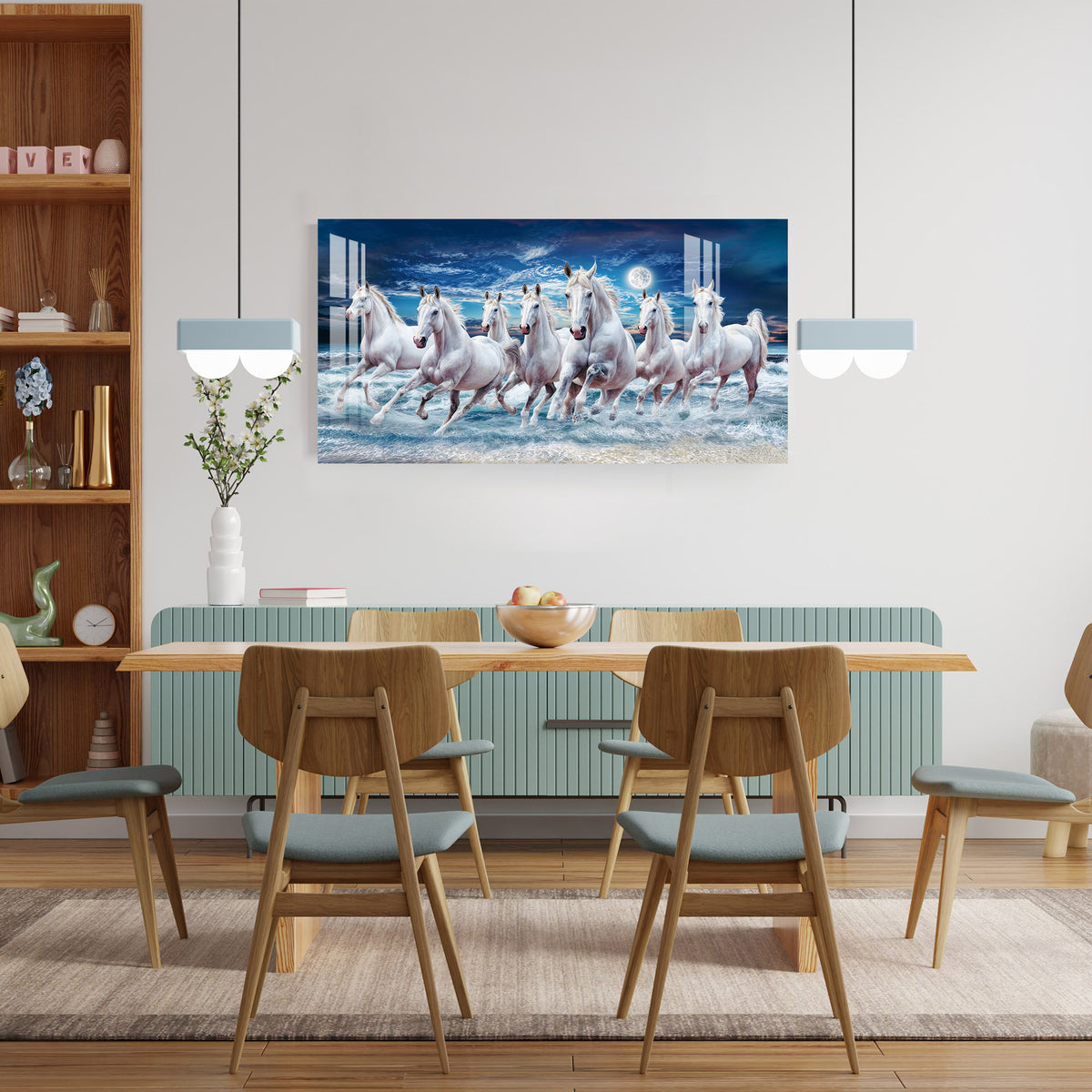 Horses to Milky Way Acrylic Wall Art