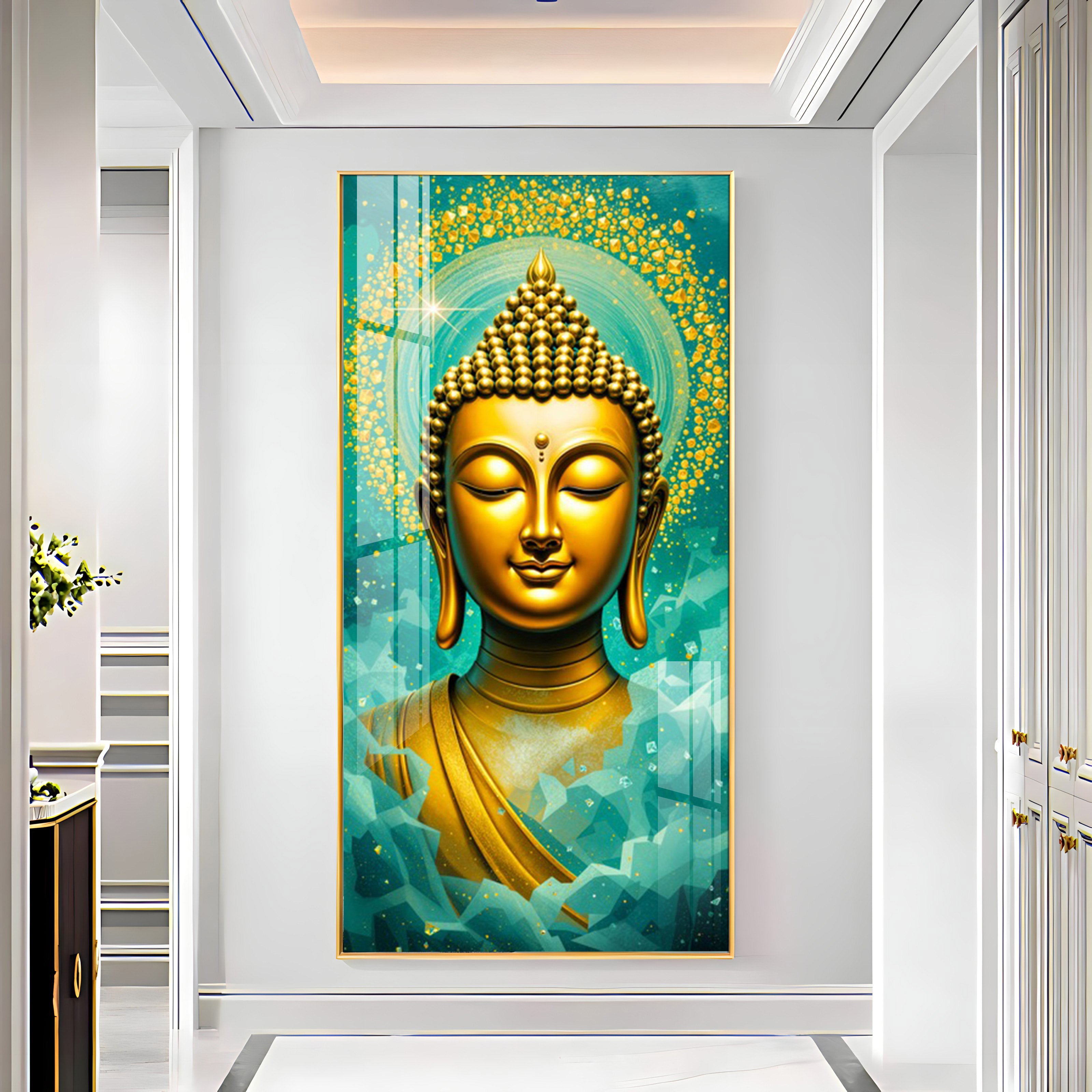 Contemporary Buddha Essence Premium Acrylic Vertical Wall Art
