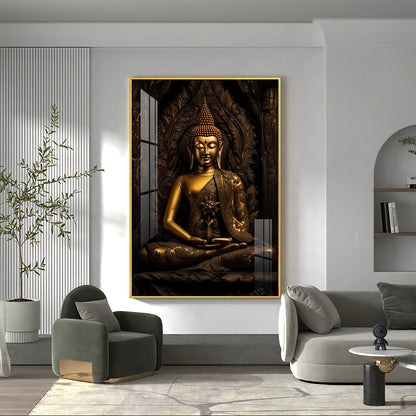 Radiant Serenity Premium Acrylic Vertical Wall Art