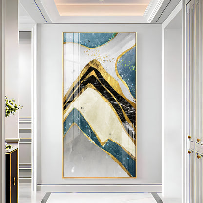 Gilded Glamour Premium Acrylic Vertical Wall Art