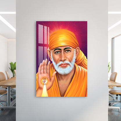 Sai Baba Acrylic Wall Art