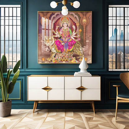 Goddess Radiant Devotion Premium Acrylic Square Wall Art