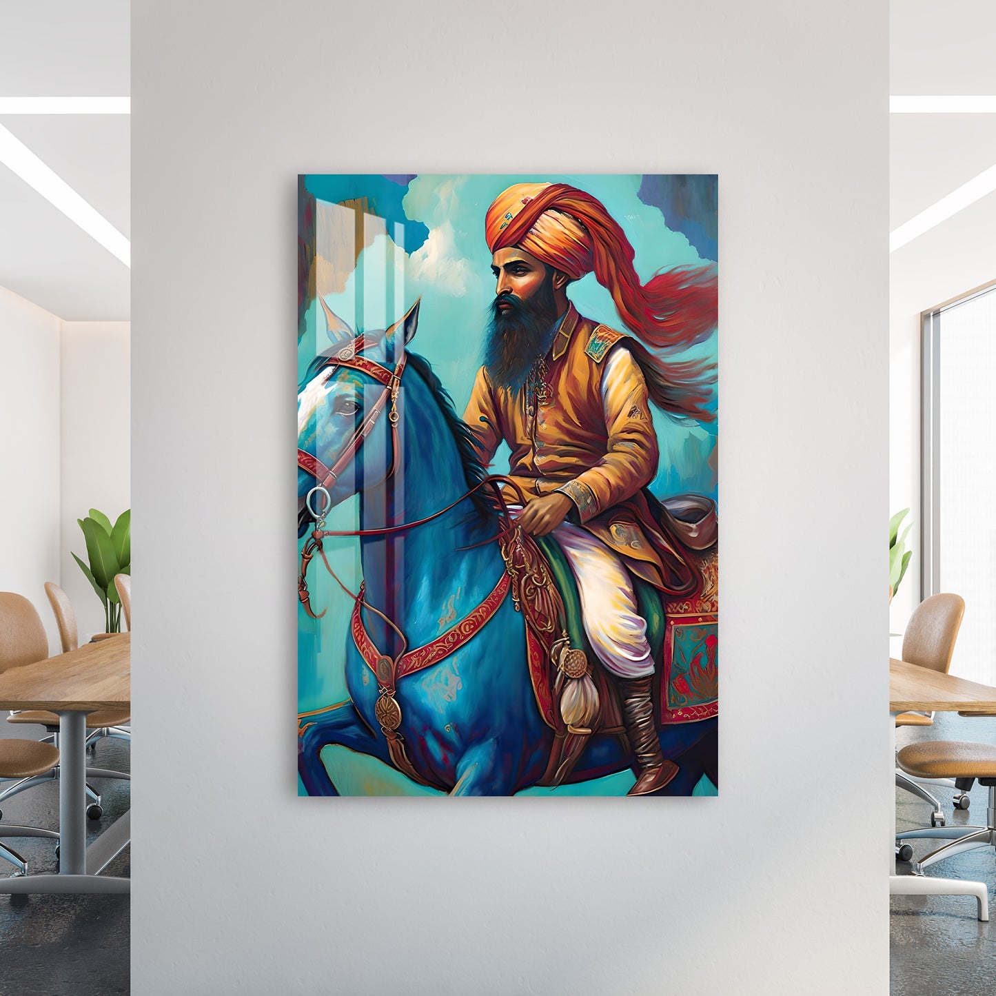 Brave Fighter Acrylic Wall Art