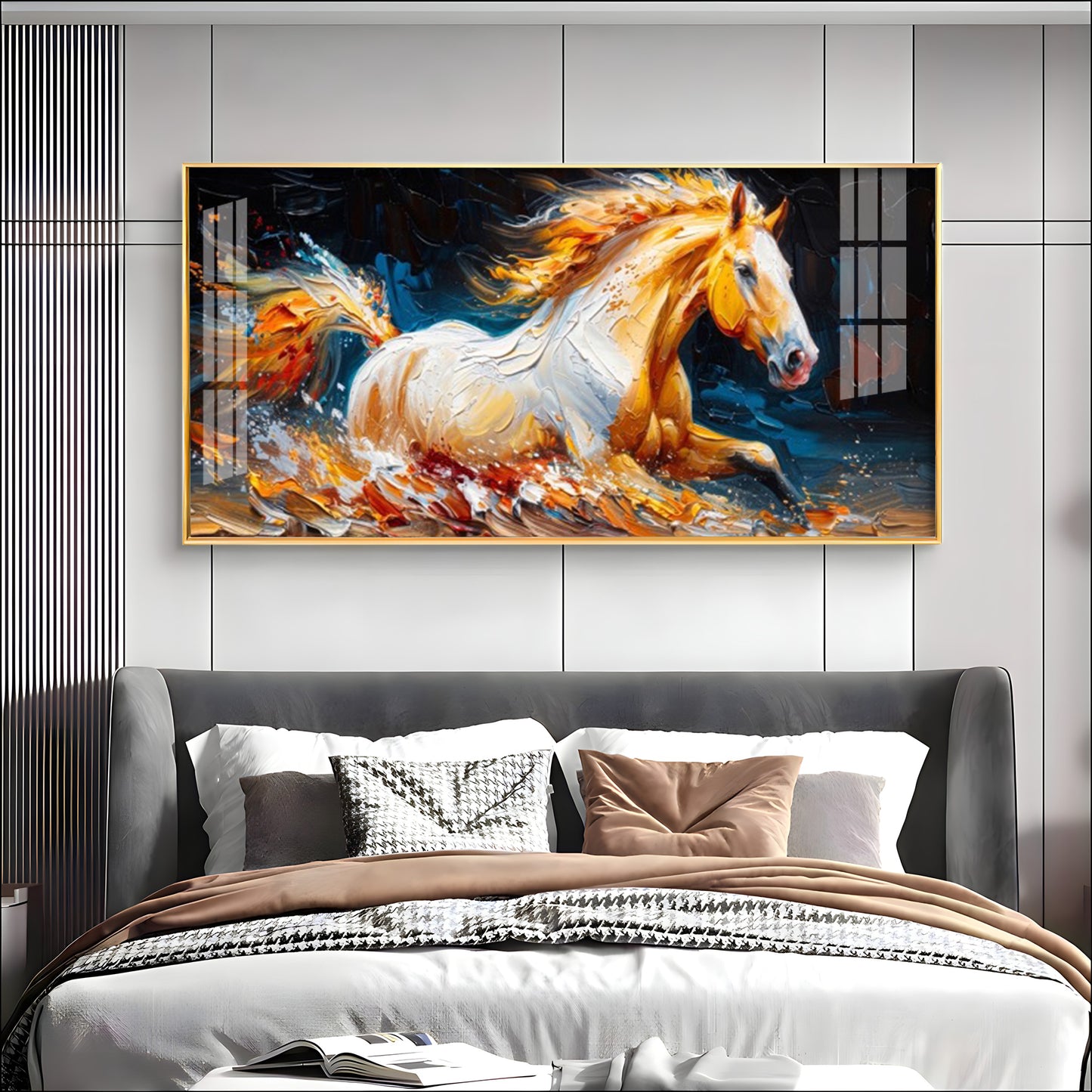 Fantasy Horse Premium Acrylic Horizontal Wall Art