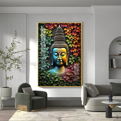 Beautiful Buddha Premium Acrylic Vertical Wall Art