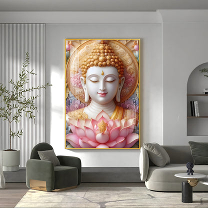 Tranquil Buddha Premium Vertical Acrylic Wall Art