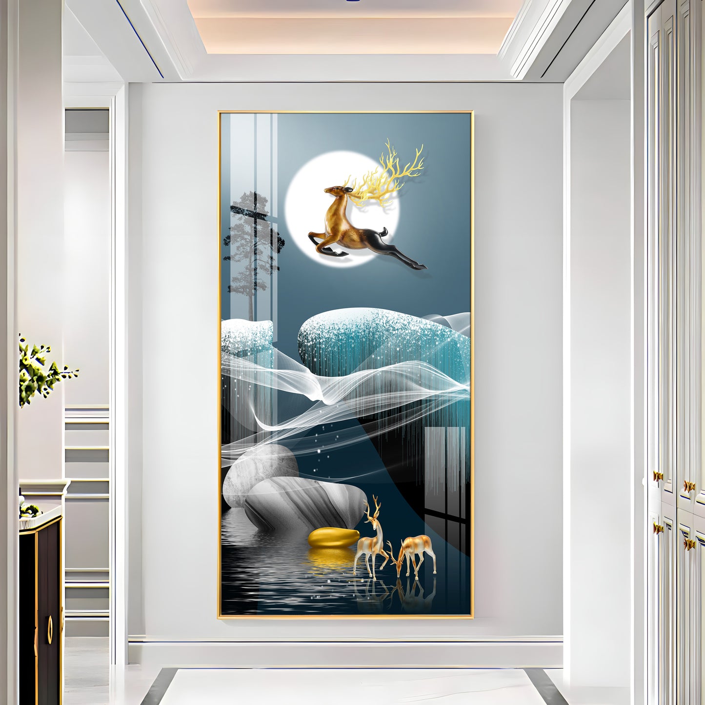 Catch The Moon Premium Acrylic Vertical Wall Art