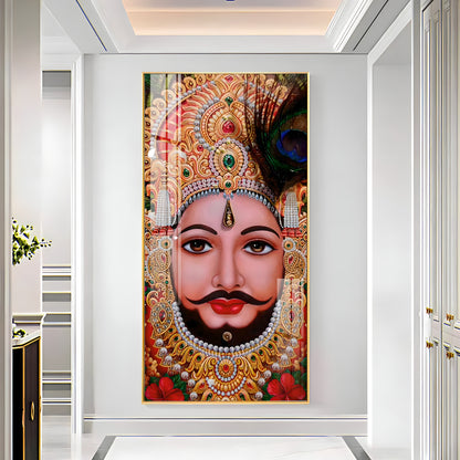 Shyam Baba Premium Acrylic Vertical Wall Art