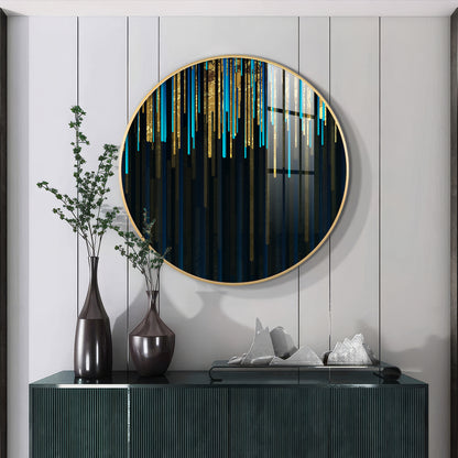 Colorful Palette Premium Acrylic Round Wall Art