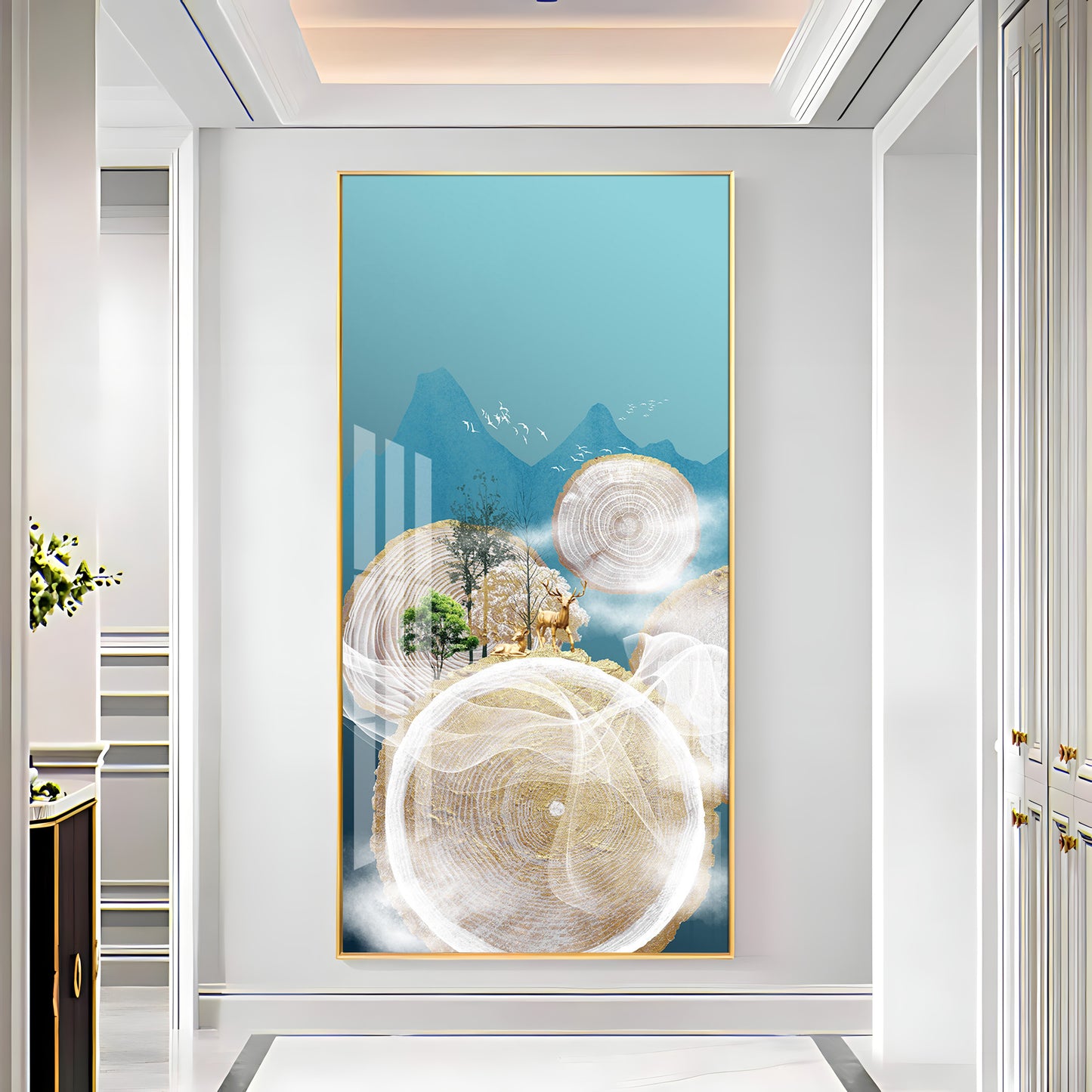 Mild Century Premium Acrylic Vertical Wall Art