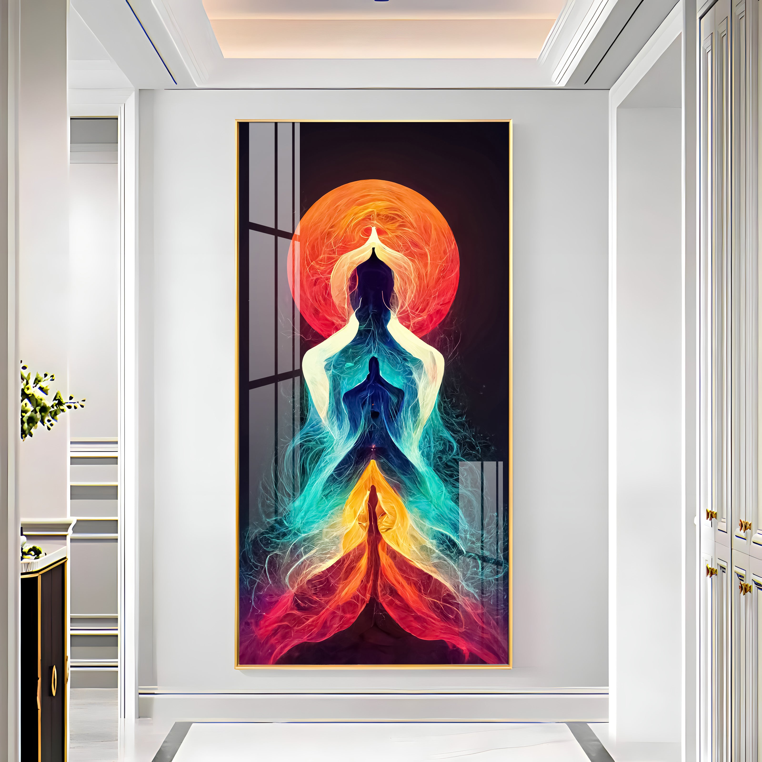 Inner Enlightenment Premium Acrylic Vertical Wall Art