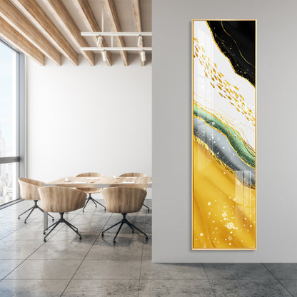 Sparkling Waves Premium Acrylic Vertical Wall Art