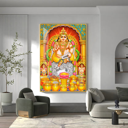 God Of Wealth And Treasurer Premium Acrylic Vertical Wall Art