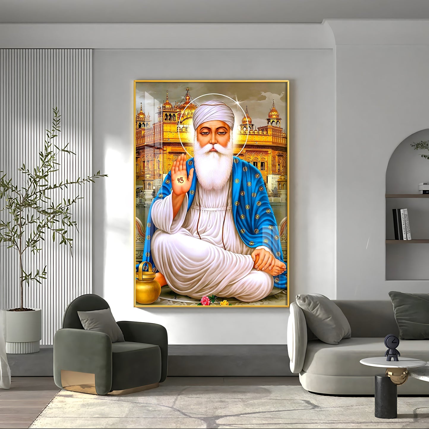 Guidance Of Guru Ji Premium Vertical Acrylic Wall Art