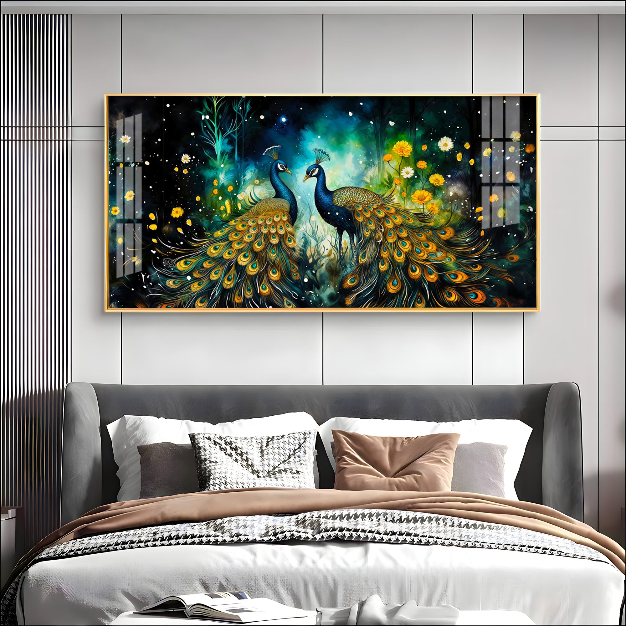 Majestic Vibrant Duo Premium Acrylic Horizontal Wall Art