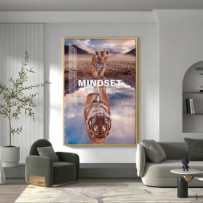 Mindset Is Everything Premium Acrylic Vertical Wall Art