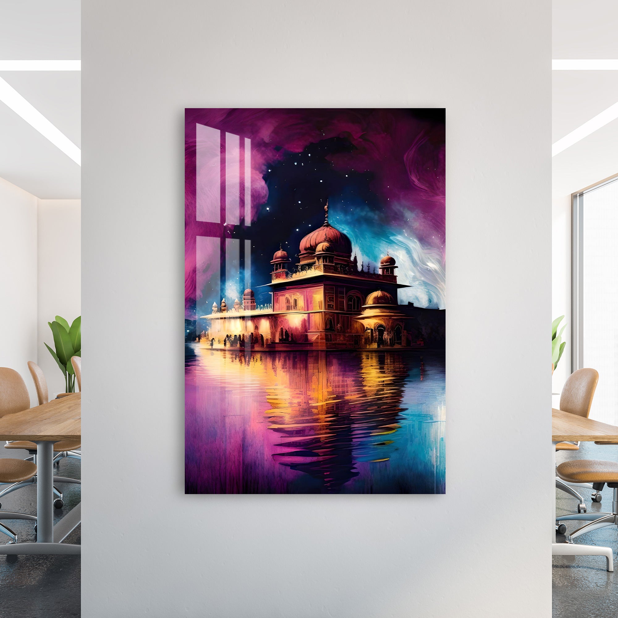 Beautiful Gurudwara Acrylic Wall Art