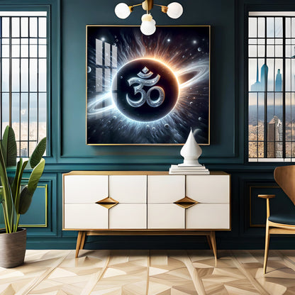 Om Premium Acrylic Square Wall Art