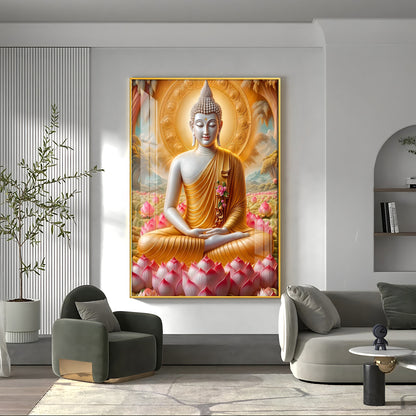 Tamatina Buddha Premium Acrylic Vertical Wall Art