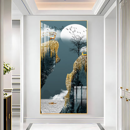 The Serenity Premium Acrylic Vertical Wall Art