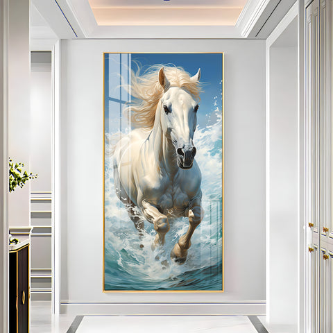 Charismatic Horse Premium Acrylic Vertical Wall Art