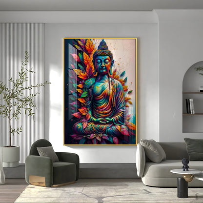 Perpetual Buddha Premium Acrylic Vertical Wall Art