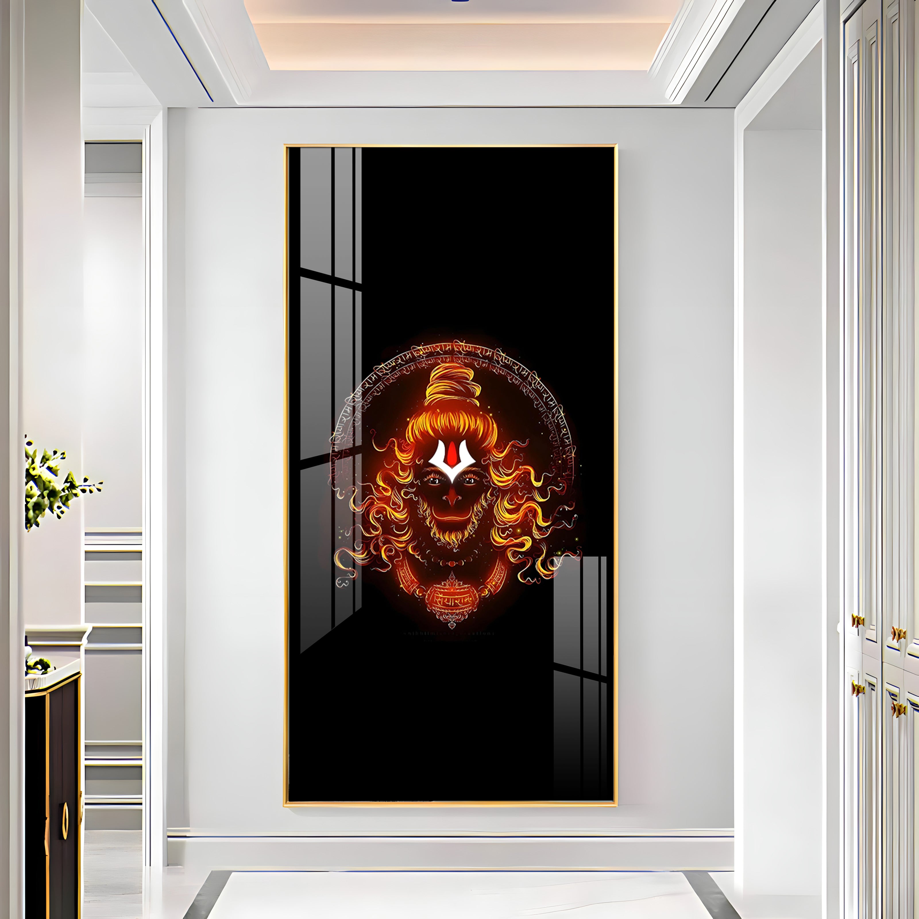 Kesari Nandan Premium Acrylic Vertical Wall Art