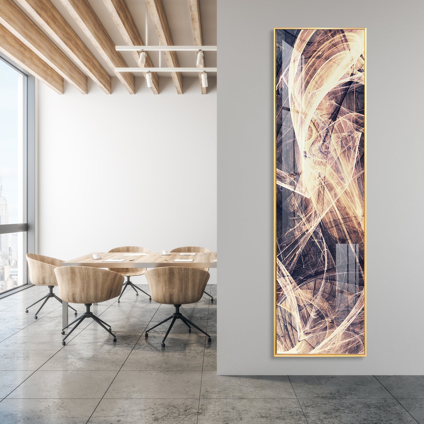 Fractal Art Premium Acrylic Vertical Wall Art