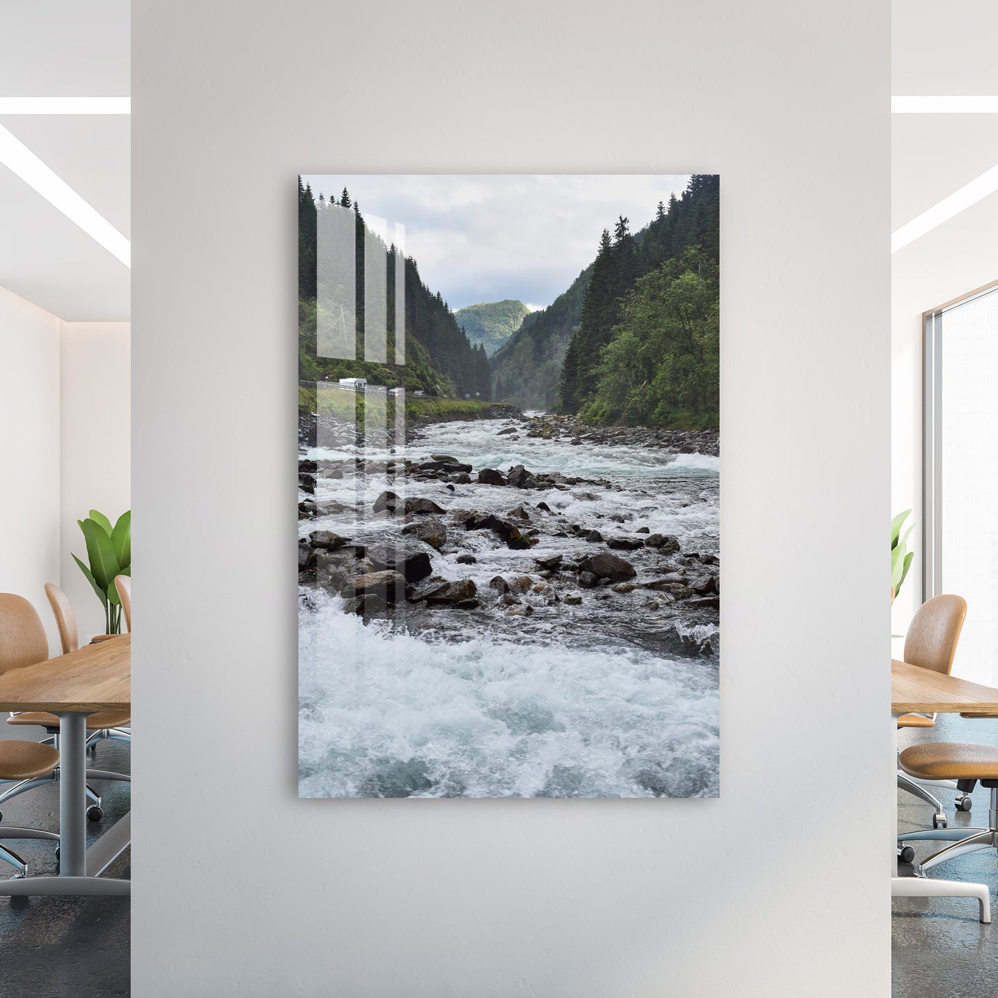 Flowing River Acrylic Wall Art