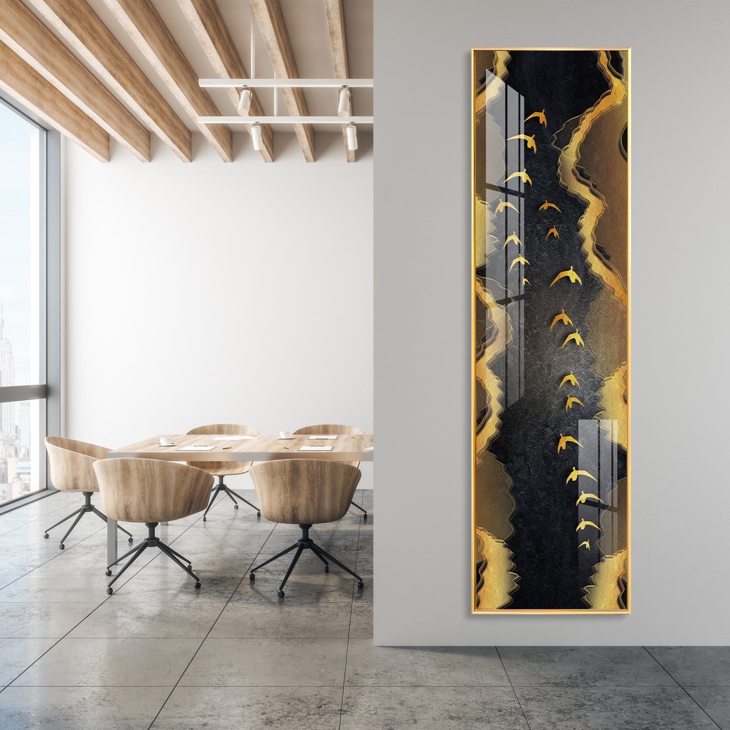 Mystic Ocean Premium Acrylic Vertical Wall Art