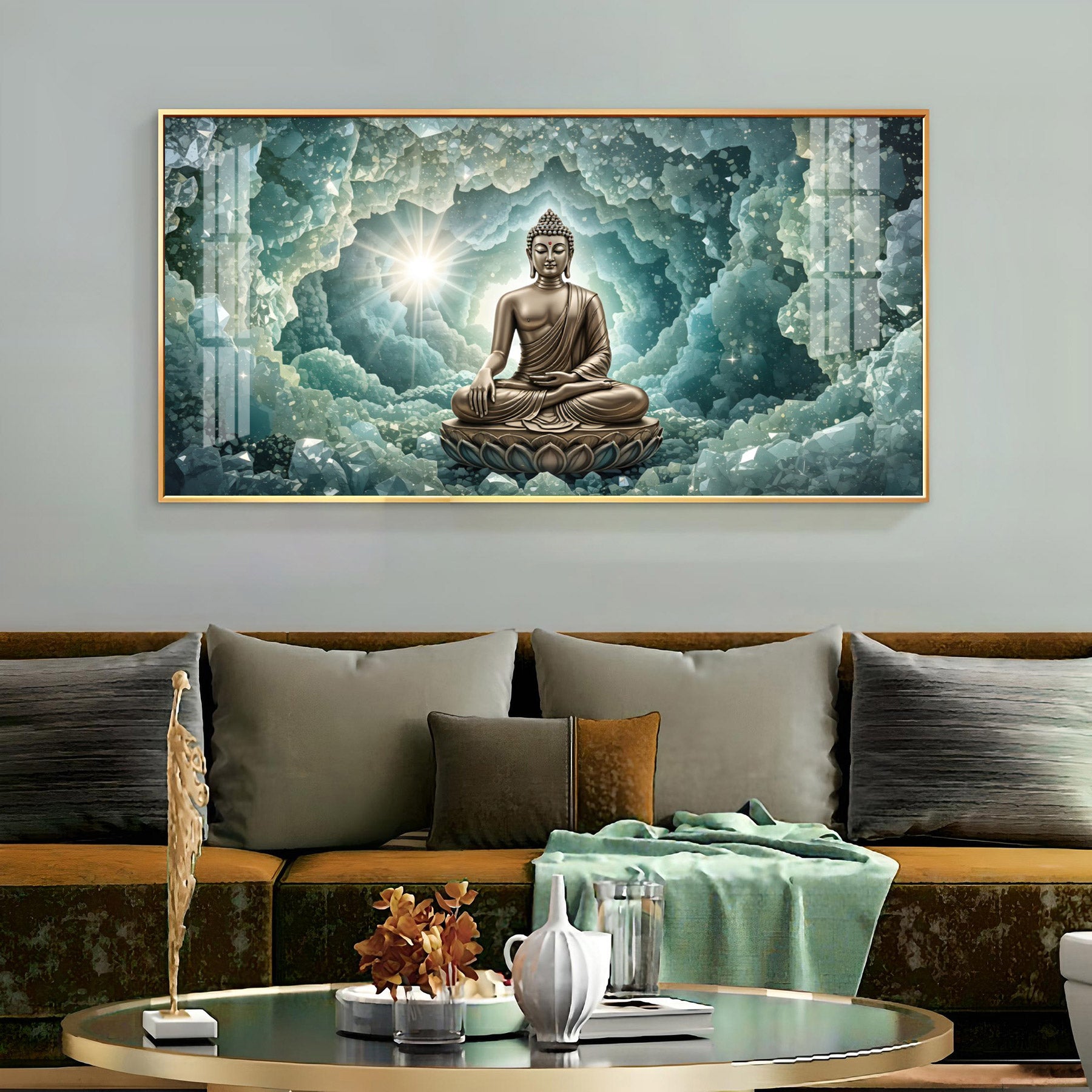 Ascendant Buddha Vision Premium Acrylic Horizontal Wall Art
