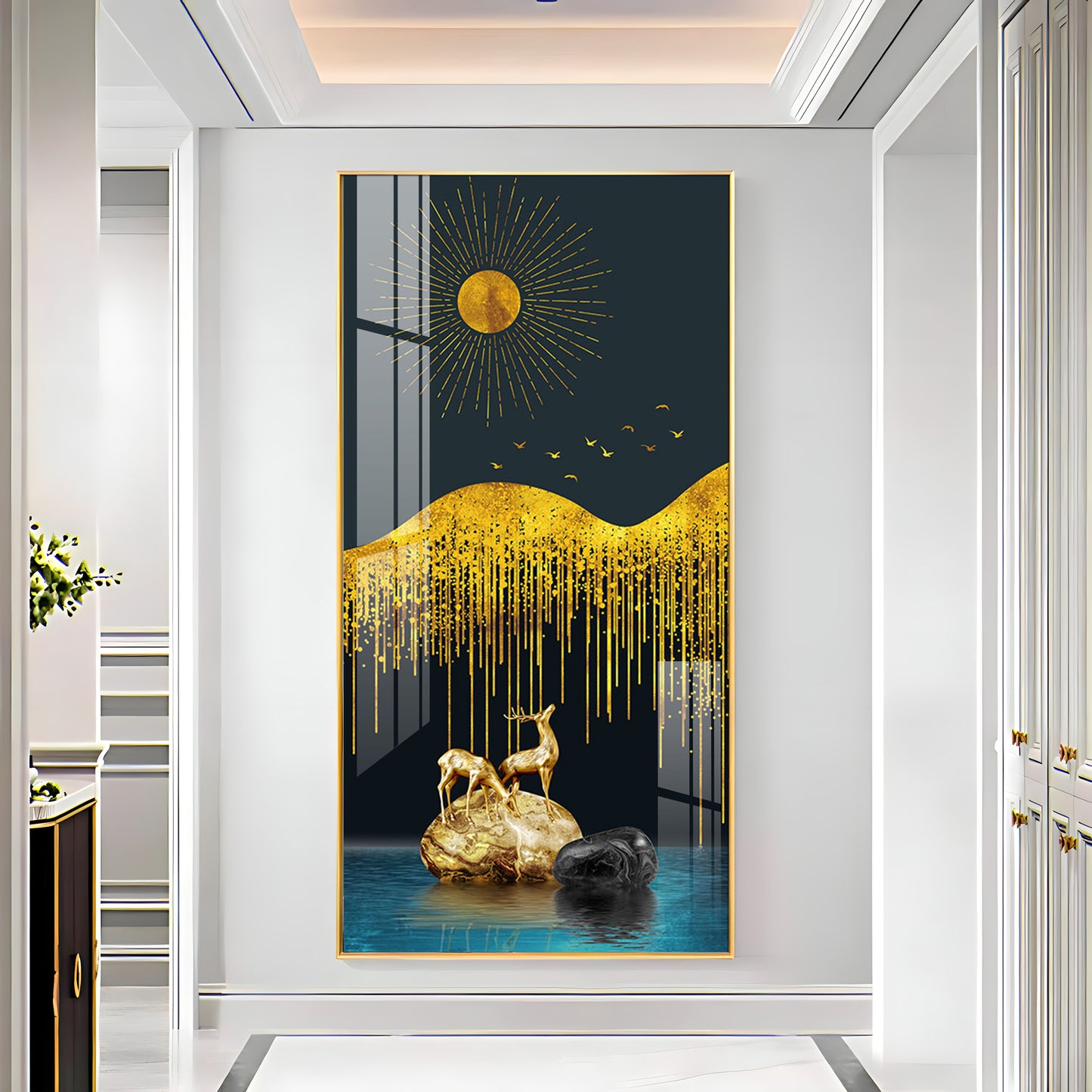 Abstract Dream Land Luxury Crystal Wall Art