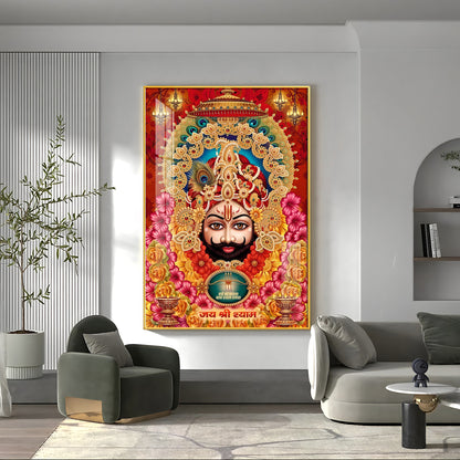 Shree Lakhdatar Premium Acrylic Vertical Wall Art