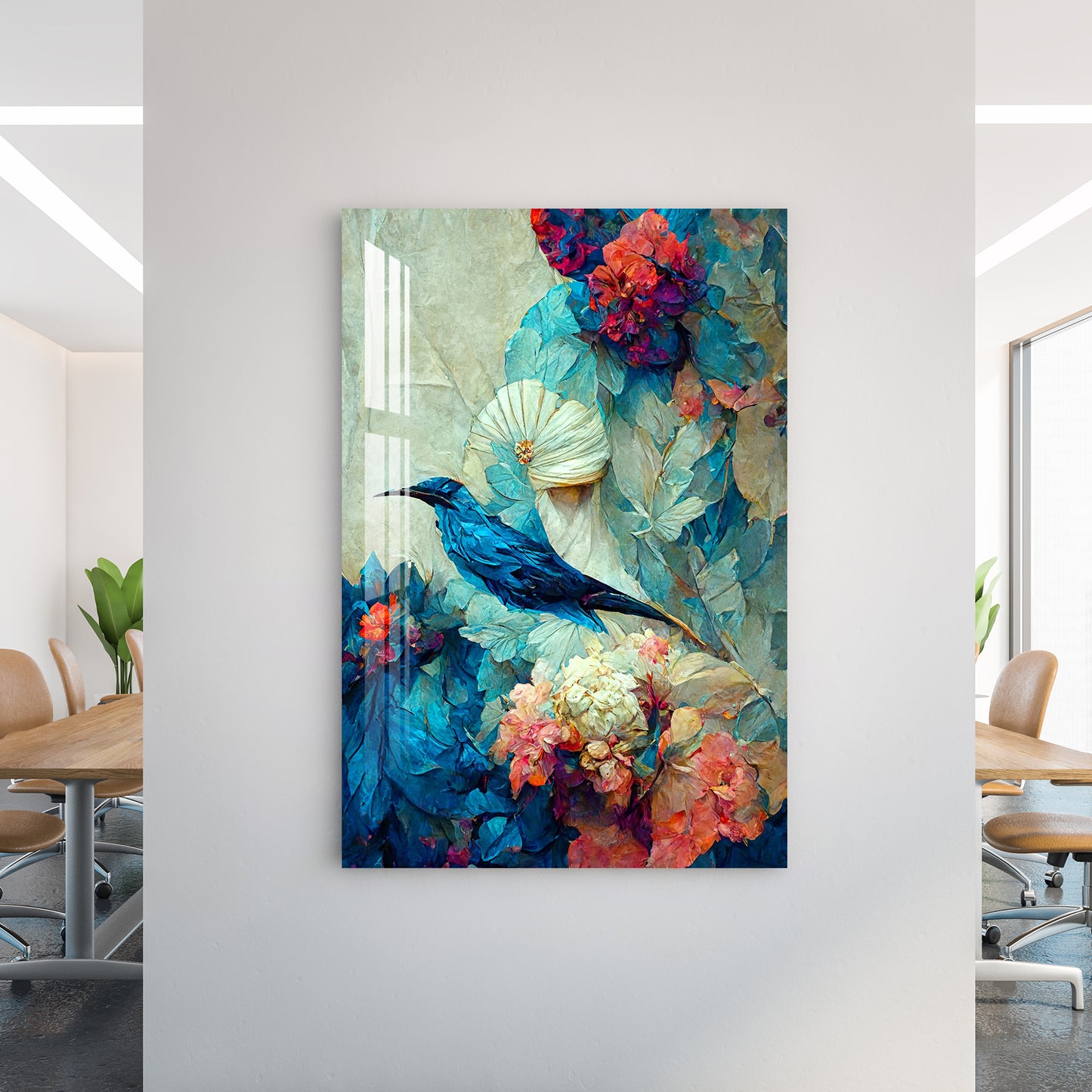 Delighted Bird Acrylic Wall Art