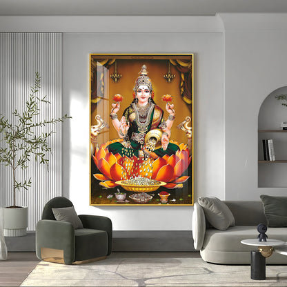 Goddess in Tranquility Premium Vertical Acrylic Wall Art