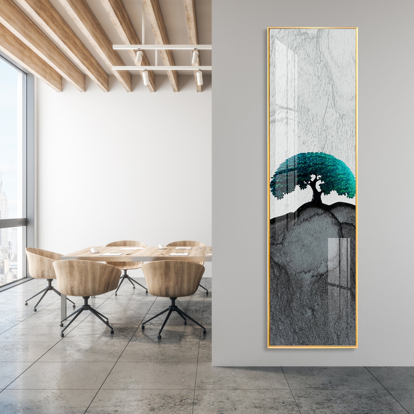 Nautical Nomad Tree Premium Acrylic Vertical Wall Art
