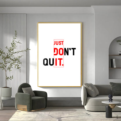 Just Do It Premium Acrylic Vertical Wall Art