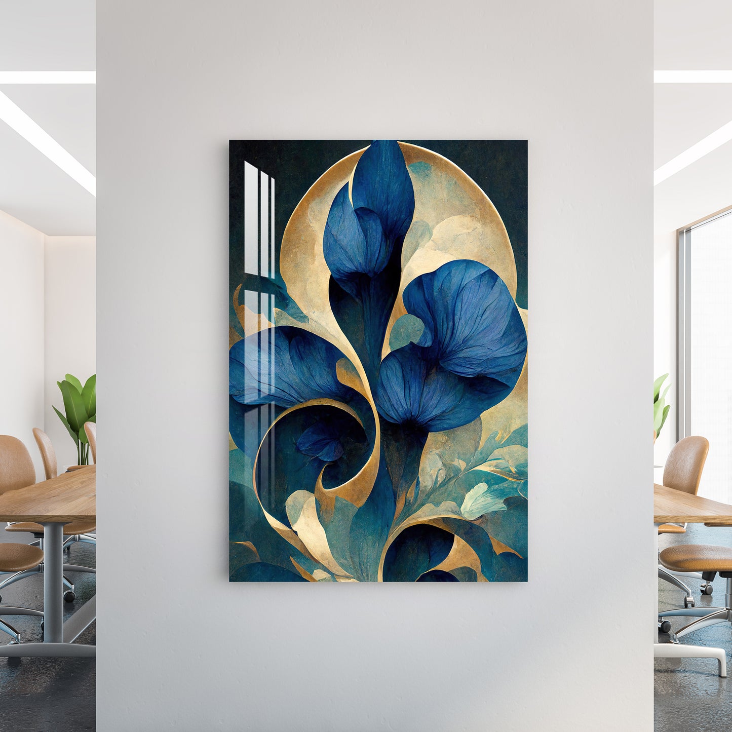 Blue Beauty Acrylic Wall Art