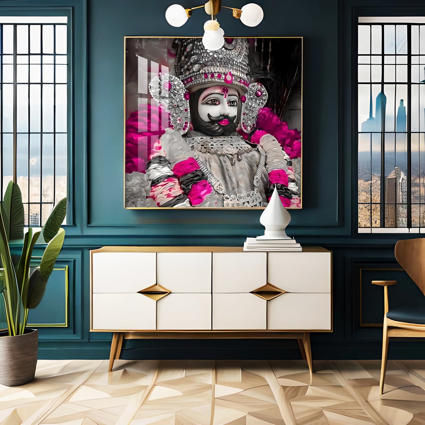 Shyam Sarkar Premium Acrylic Square Wall Art