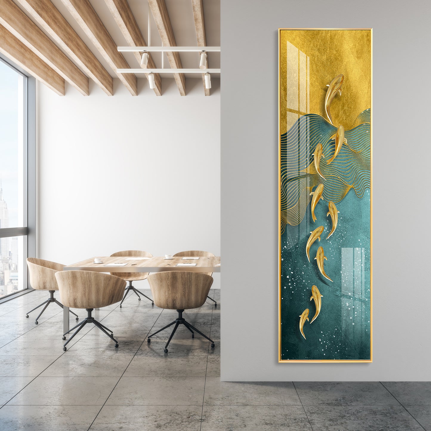 Limitless Delights Premium Acrylic Vertical Wall Art