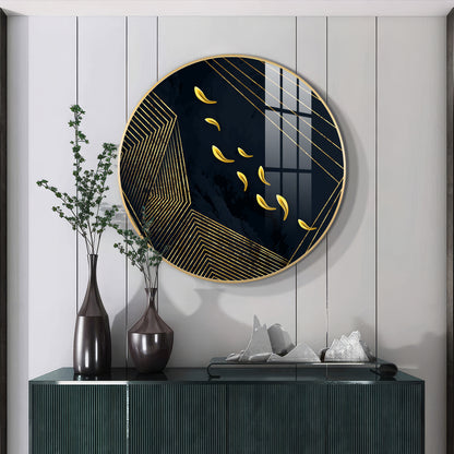 Golden Artwork Premium Acrylic Round Wall Art