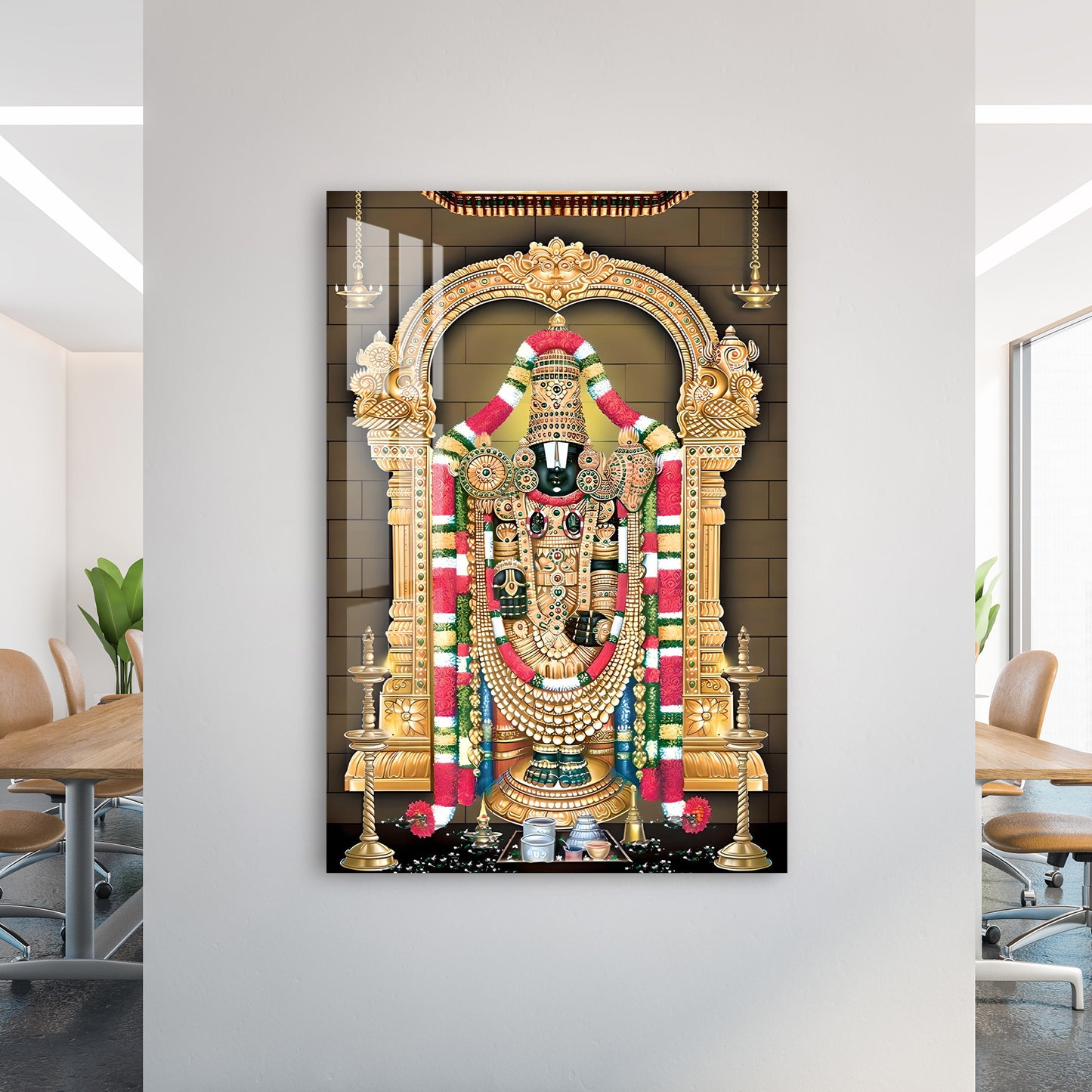 Lord Tirupati Acrylic Wall Art