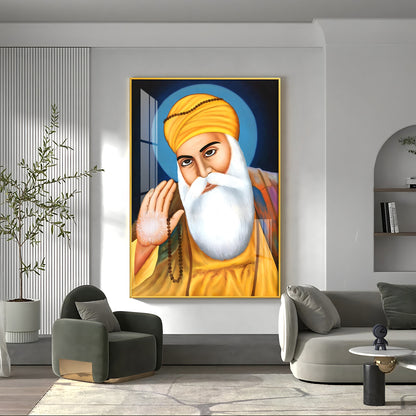 Wisdom Of Guru Nanak Ji Premium Vertical Acrylic Wall Art